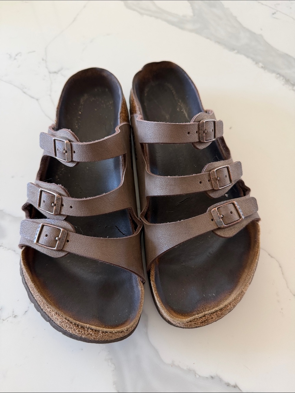 Birkenstock Florida Mocca Triple Strap Sandals